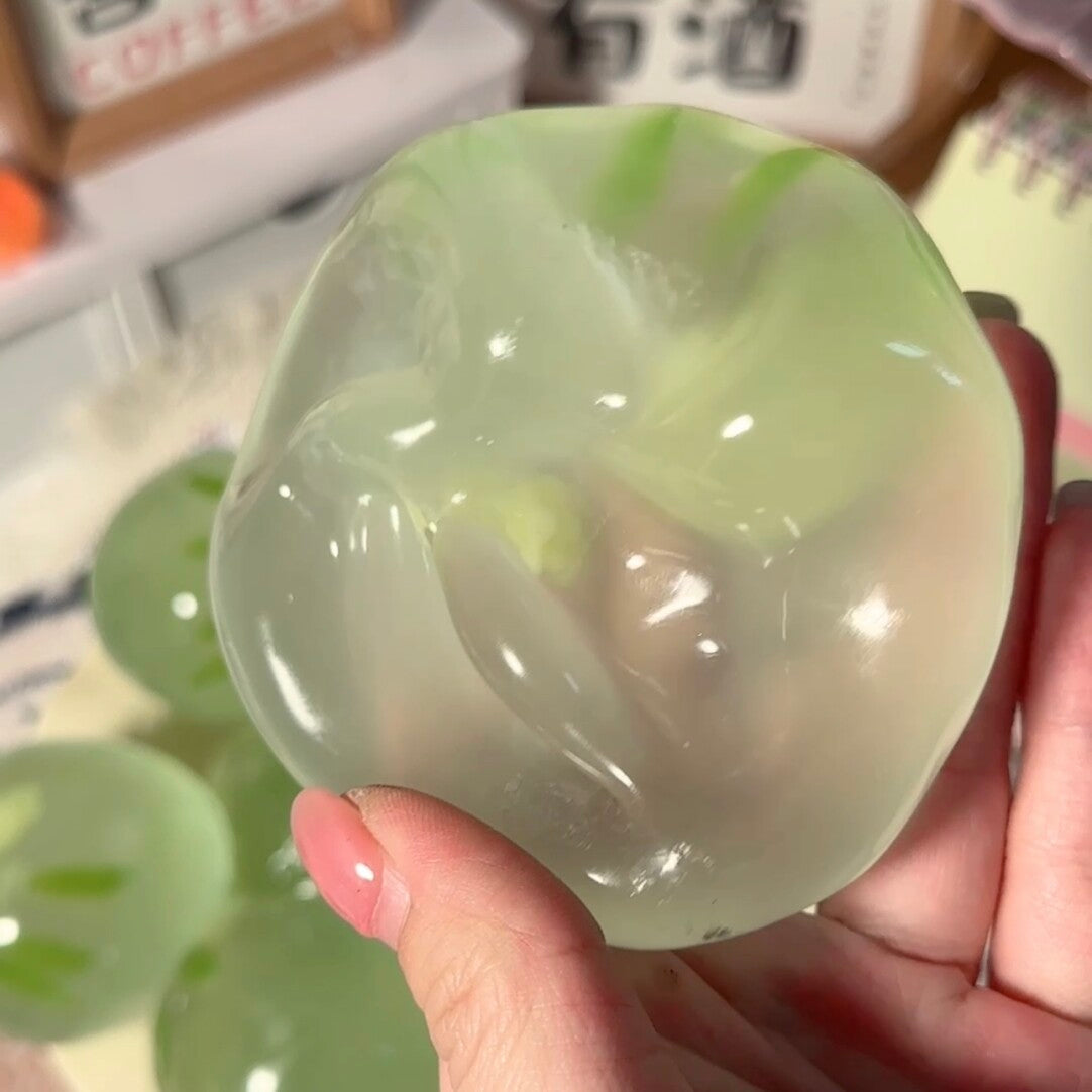 GREEN GRAPE SHERBET HANDMADE SQUISHY BALL