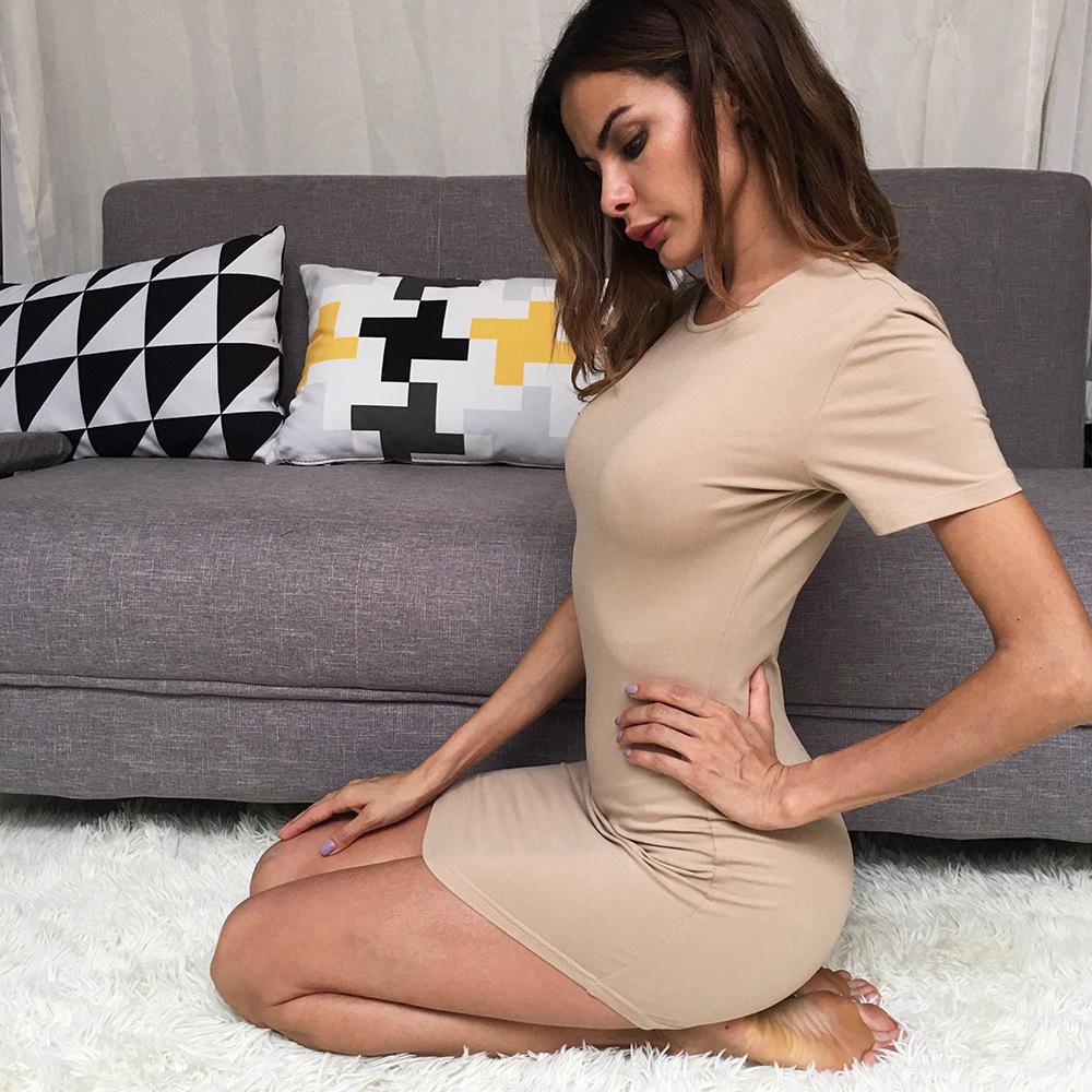 Fashion Bodycon Skinny Scoop Short Dress