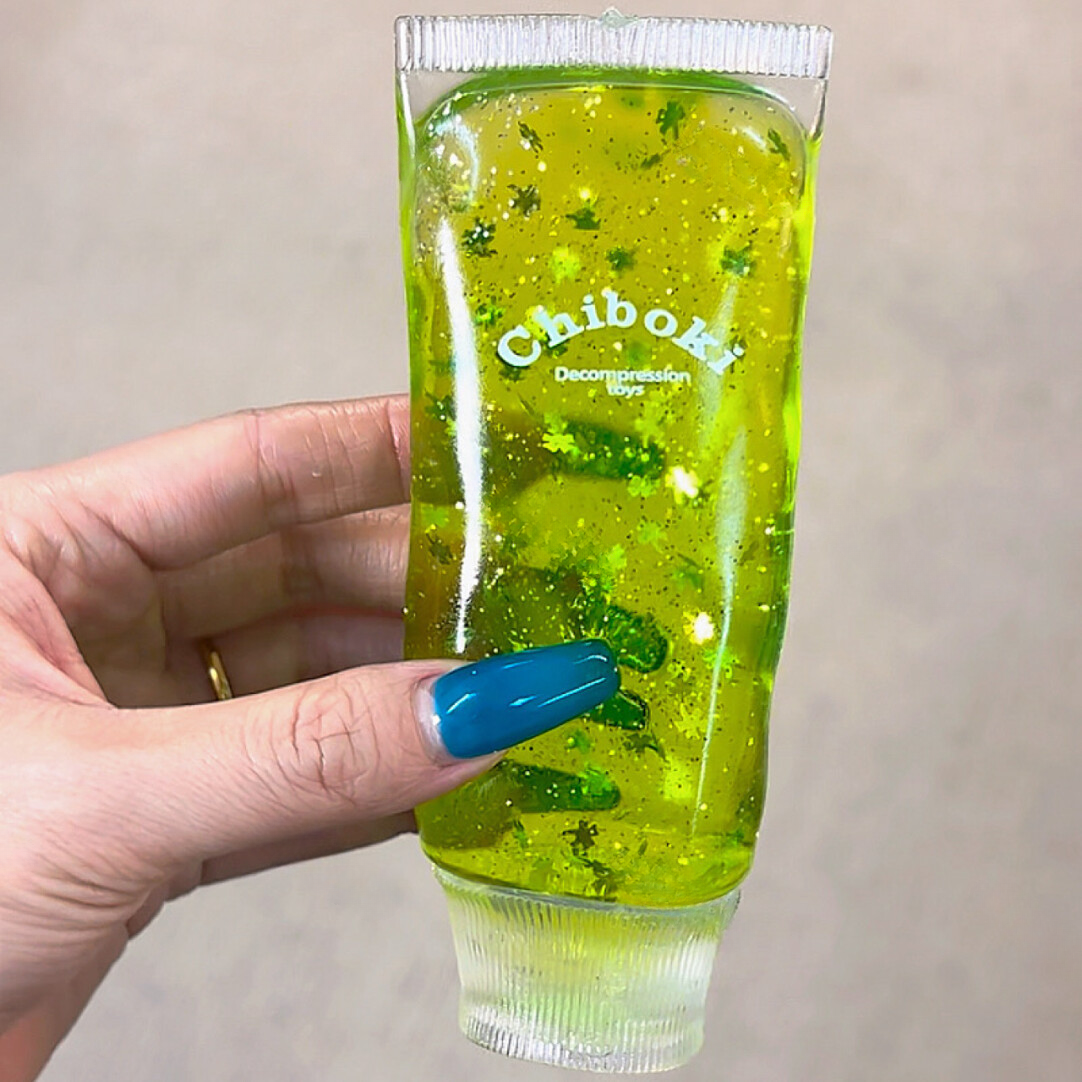 SPARKLING TOOTHPASTE SQUISHY BALL
