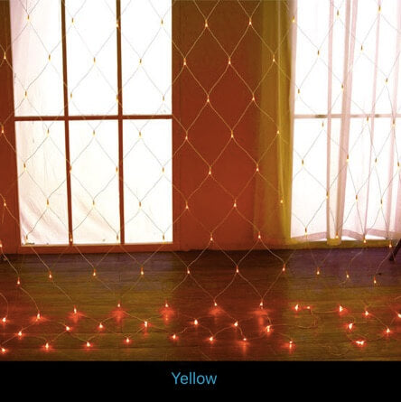Blue 96 LED Net Mesh Fairy Lights Twinkle Lighting Christmas Wedding Party US/110V