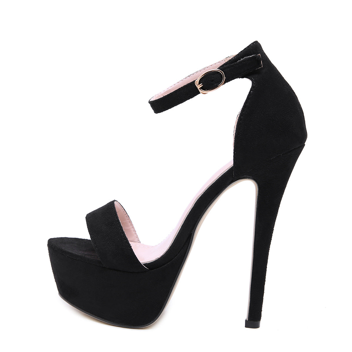 NIGHTCLUB WATERPROOF PLATFORM SUPER HIGH-HEELED SANDALS
