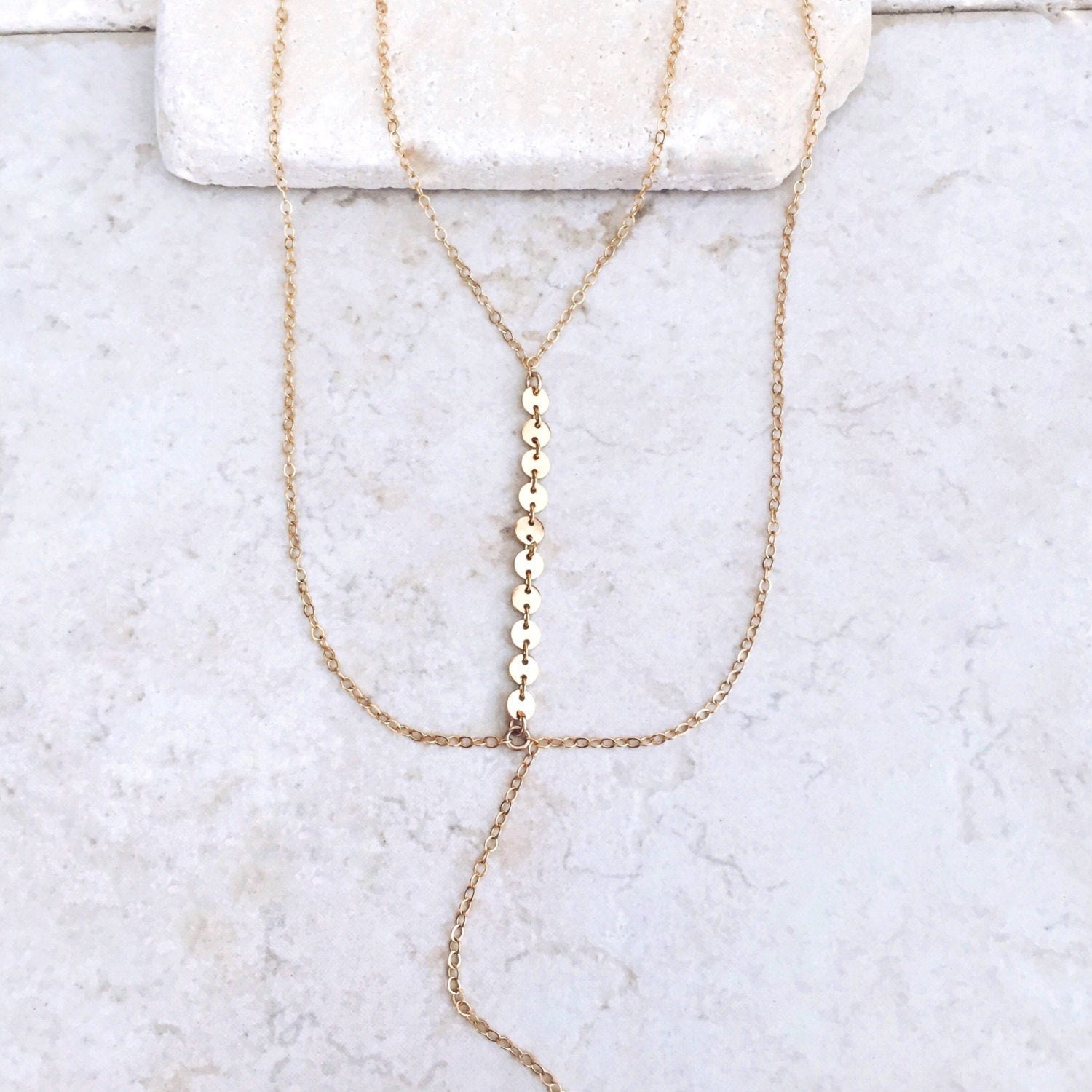 FASHION LASSO Y GOLD NECKLACE