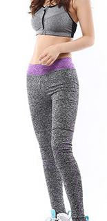 PATCHWORK ELASTIC HIGH WAIST YOGA SPORT 9/10 LEGGINGS