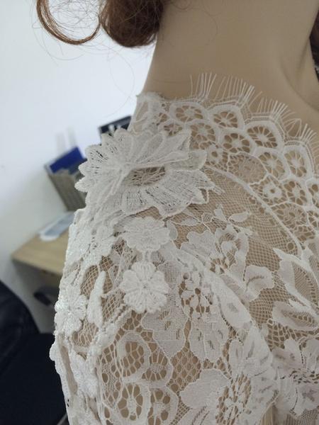 Sexy See Through Halter White Lace Triangle Jumpsuit