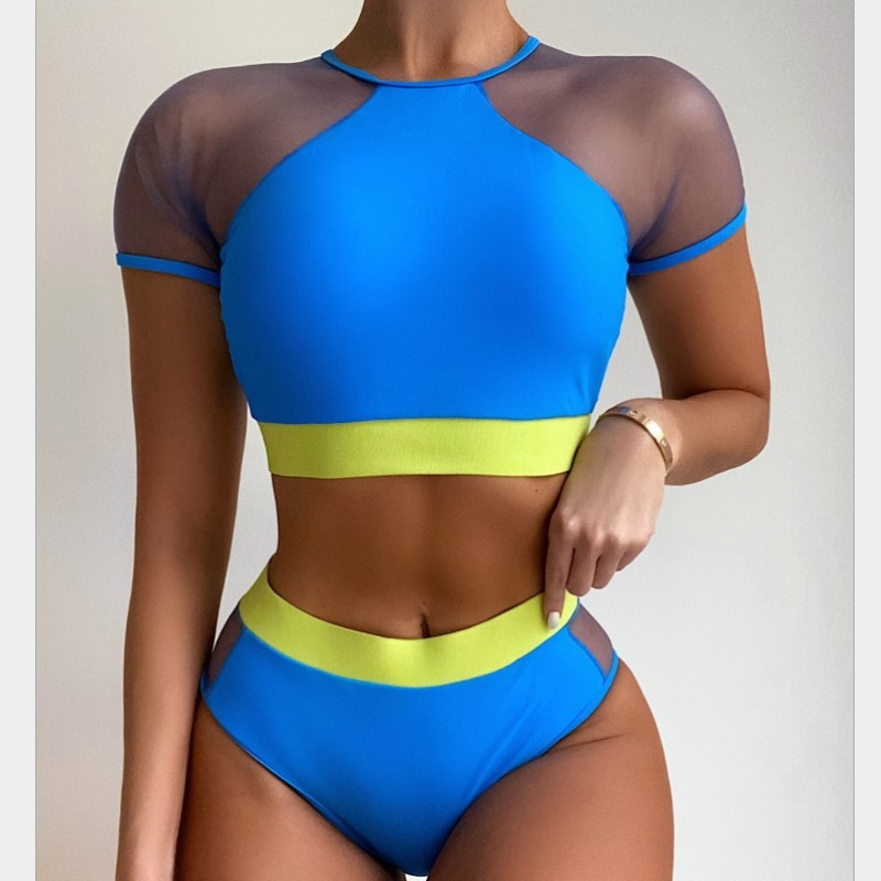 CUTE AND CLEAVAGE-SHOWING SWIMSUIT
