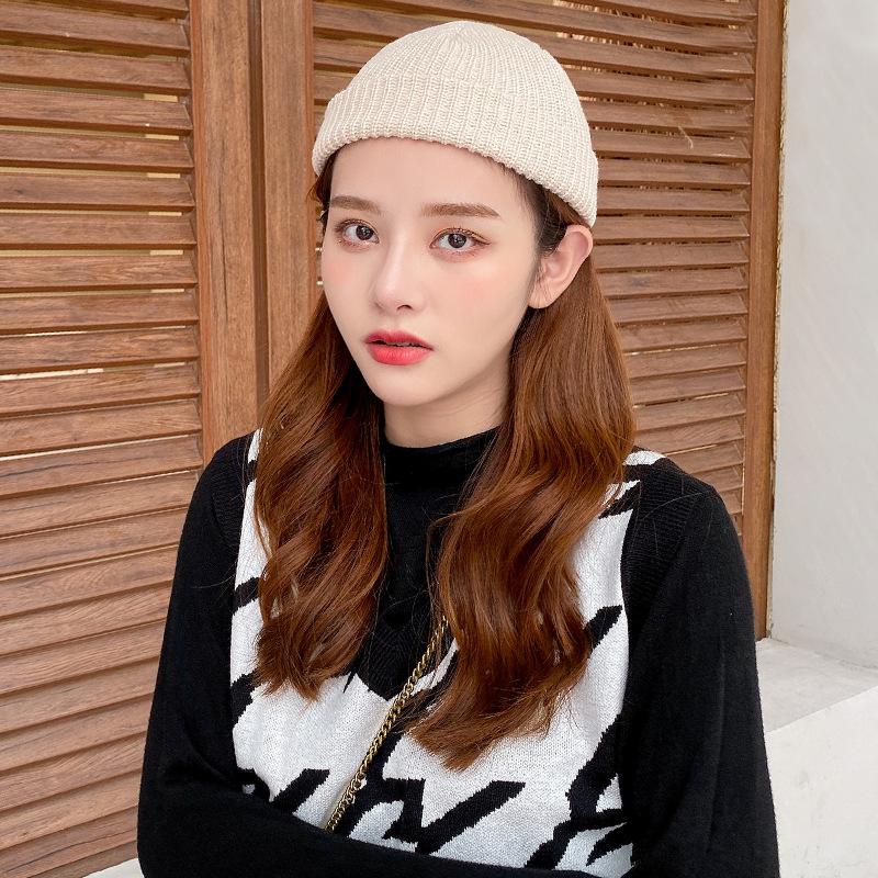 DOMED WINTER KNITTED MEN'S AND WOMEN'S WOOL HAT