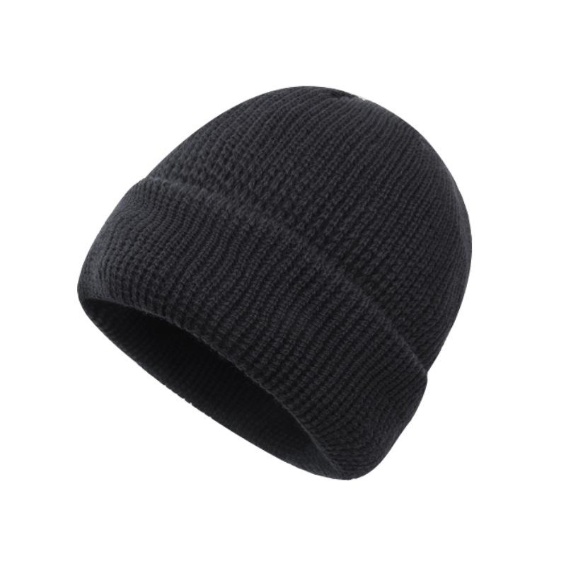 DOMED WINTER KNITTED MEN'S AND WOMEN'S WOOL HAT