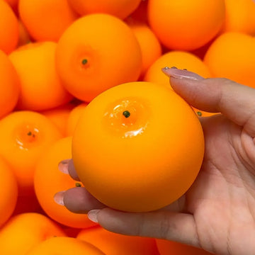 PULP ORANGE HANDMADE SENSORY BALL