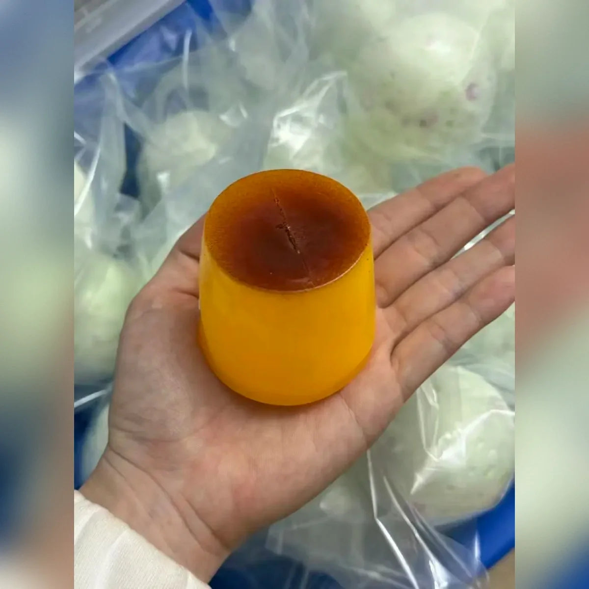 CARAMEL PUDDING HANDMADE SENSORY BALL