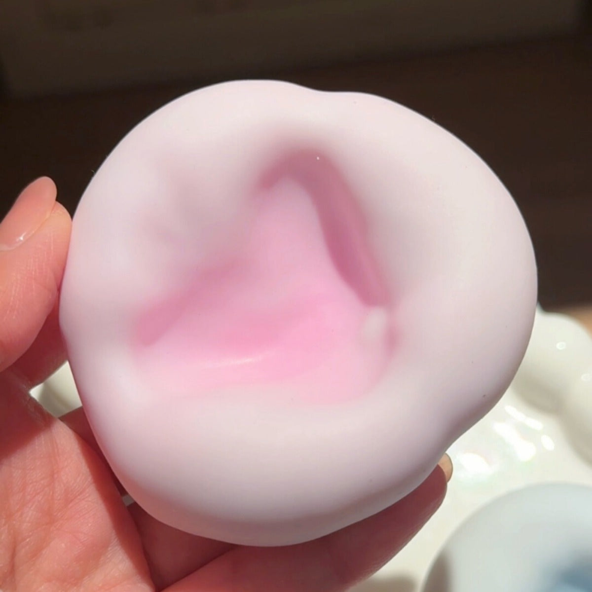 SNOWY COLOR SAND ICE DOUGH HANDMADE SENSORY BALL