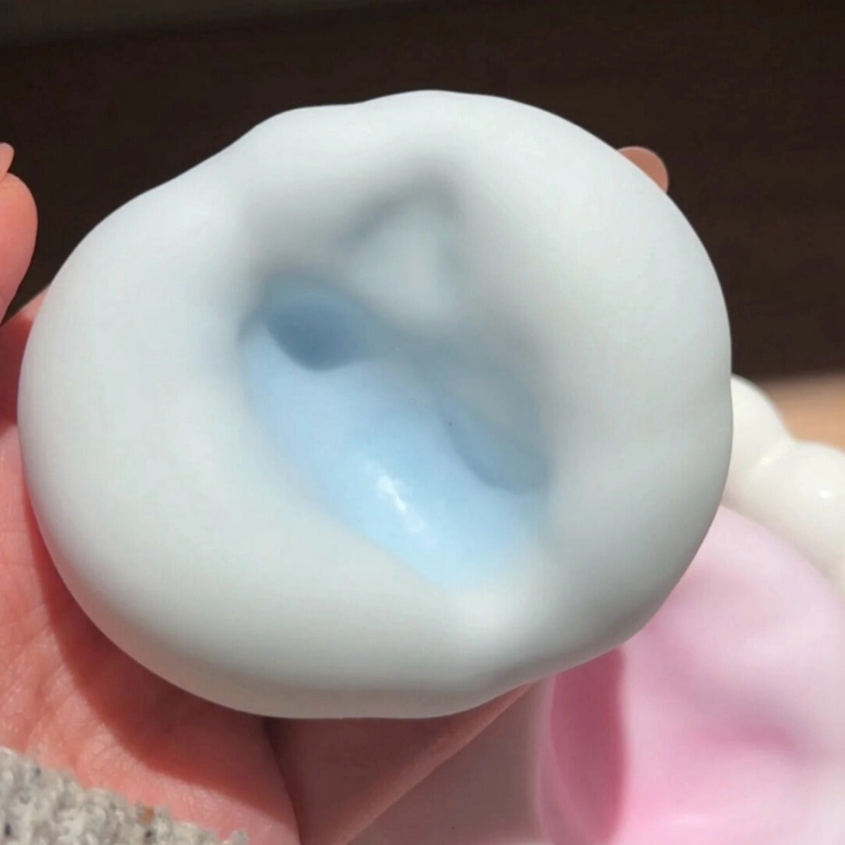 SNOWY COLOR SAND ICE DOUGH HANDMADE SENSORY BALL
