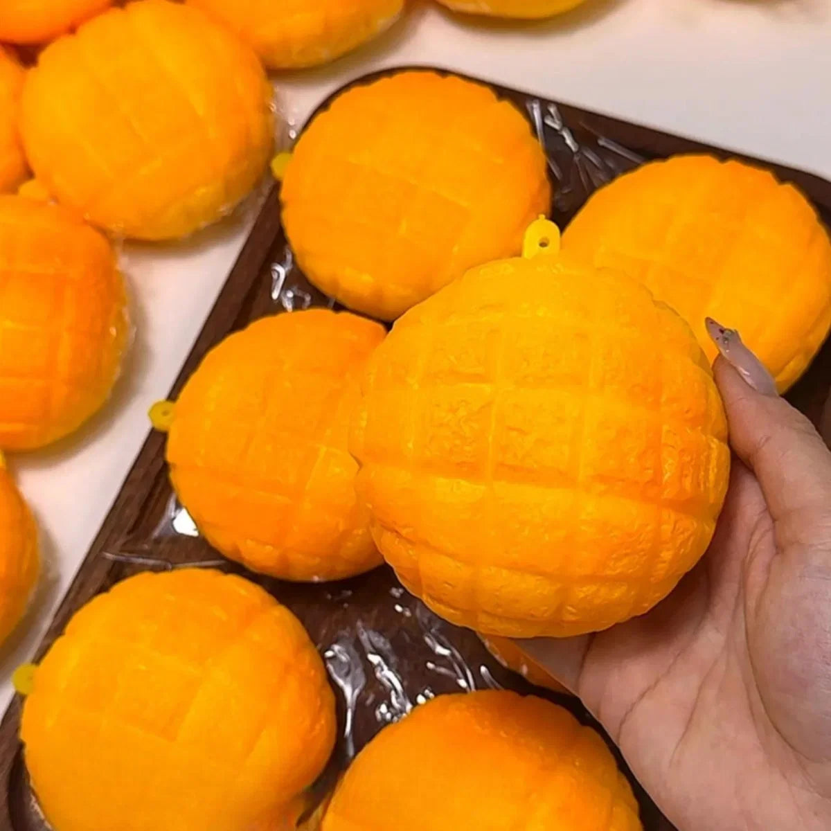 CRISPY PINEAPPLE BUN HANDMADE SENSORY BALL