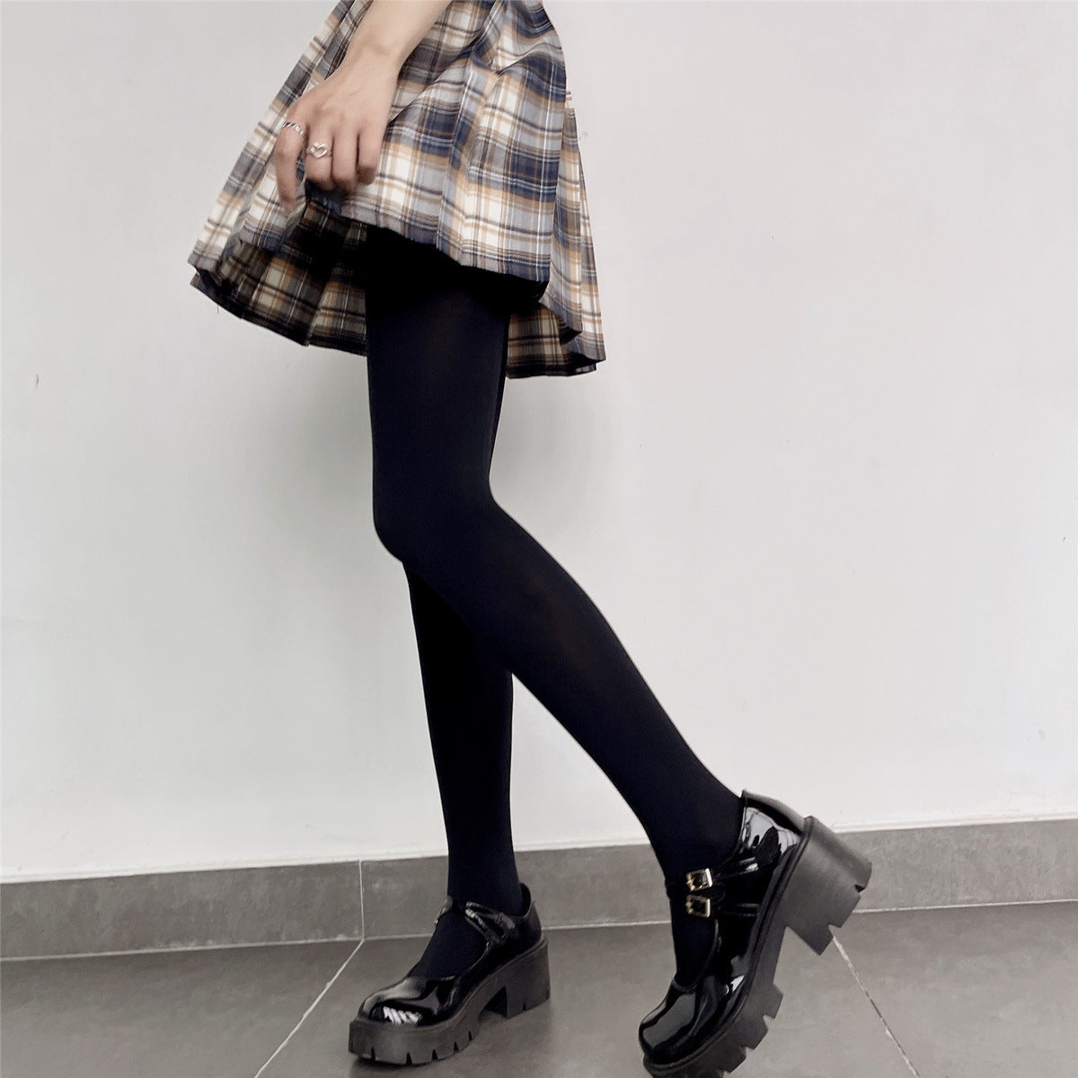 JAPANESE RETRO 120D VELVET HIGH ELASTICITY IMPERVIOUS AND THIN PANTYHOSE