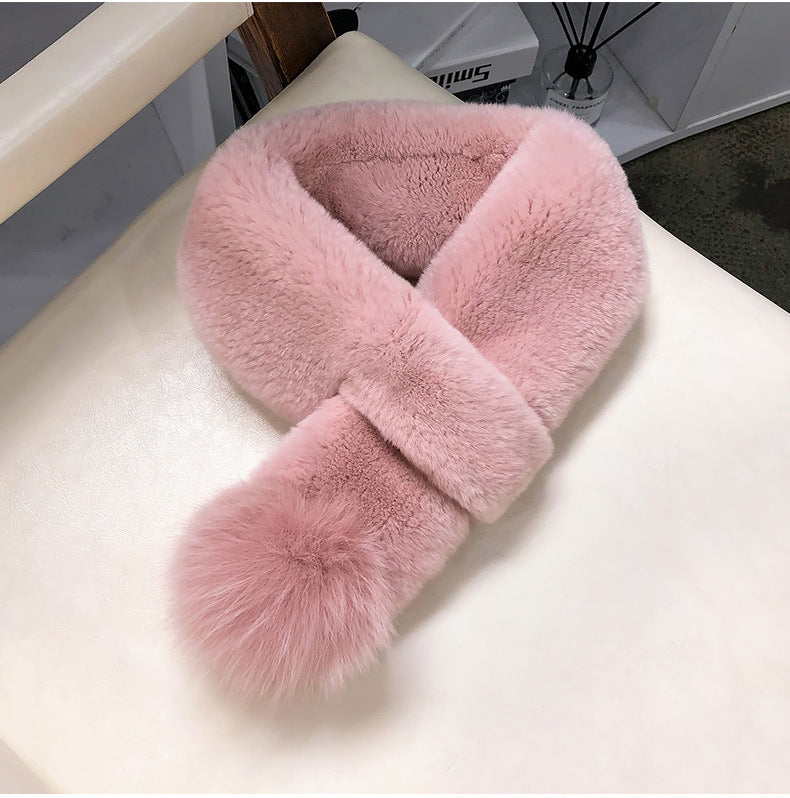 PLUSH VELVET WINTER SCARF - WARM & STYLISH
