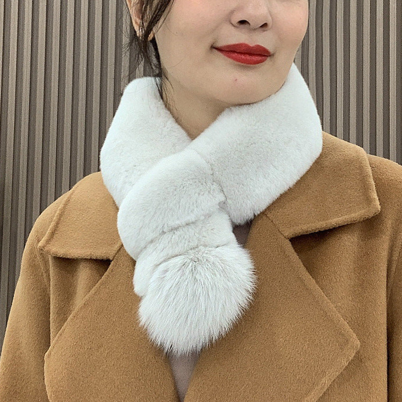 PLUSH VELVET WINTER SCARF - WARM & STYLISH