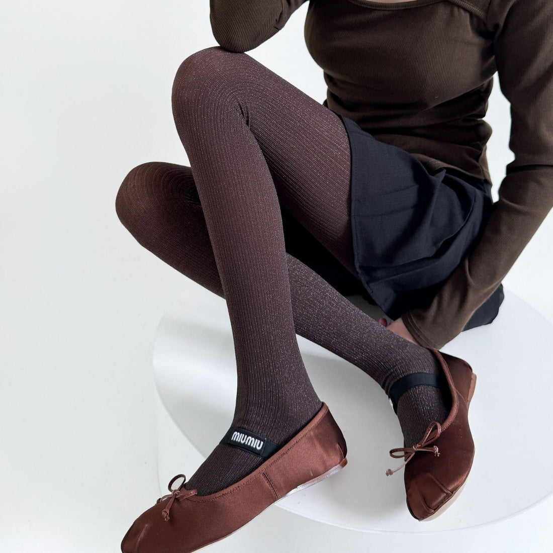 FASHION SHINY SILK VERTICAL STRIP LEGGINGS PANTYHOSE