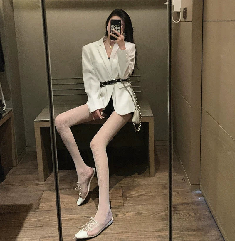 FASHIONBRIGHT DIAMOND MESH FISHNET LEGGINGS PANTYHOSE