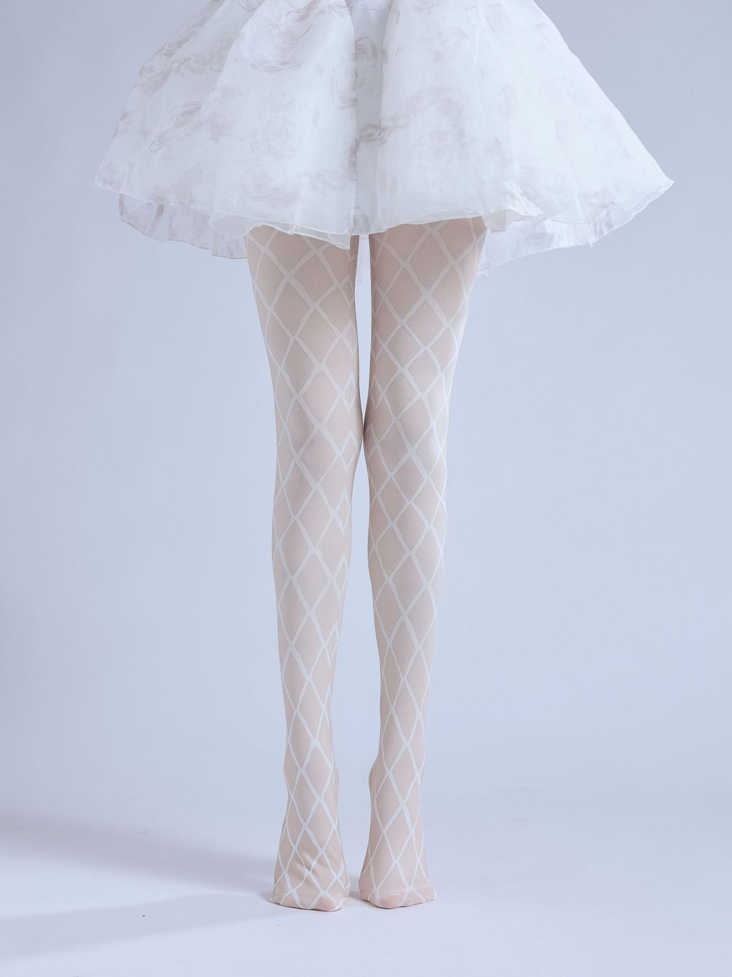 FASHION AUTUMN RETRO LOLI COS LEGGINGS MESH PRINT PANTYHOSE