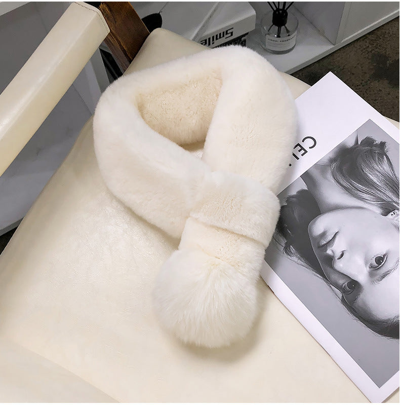 PLUSH VELVET WINTER SCARF - WARM & STYLISH