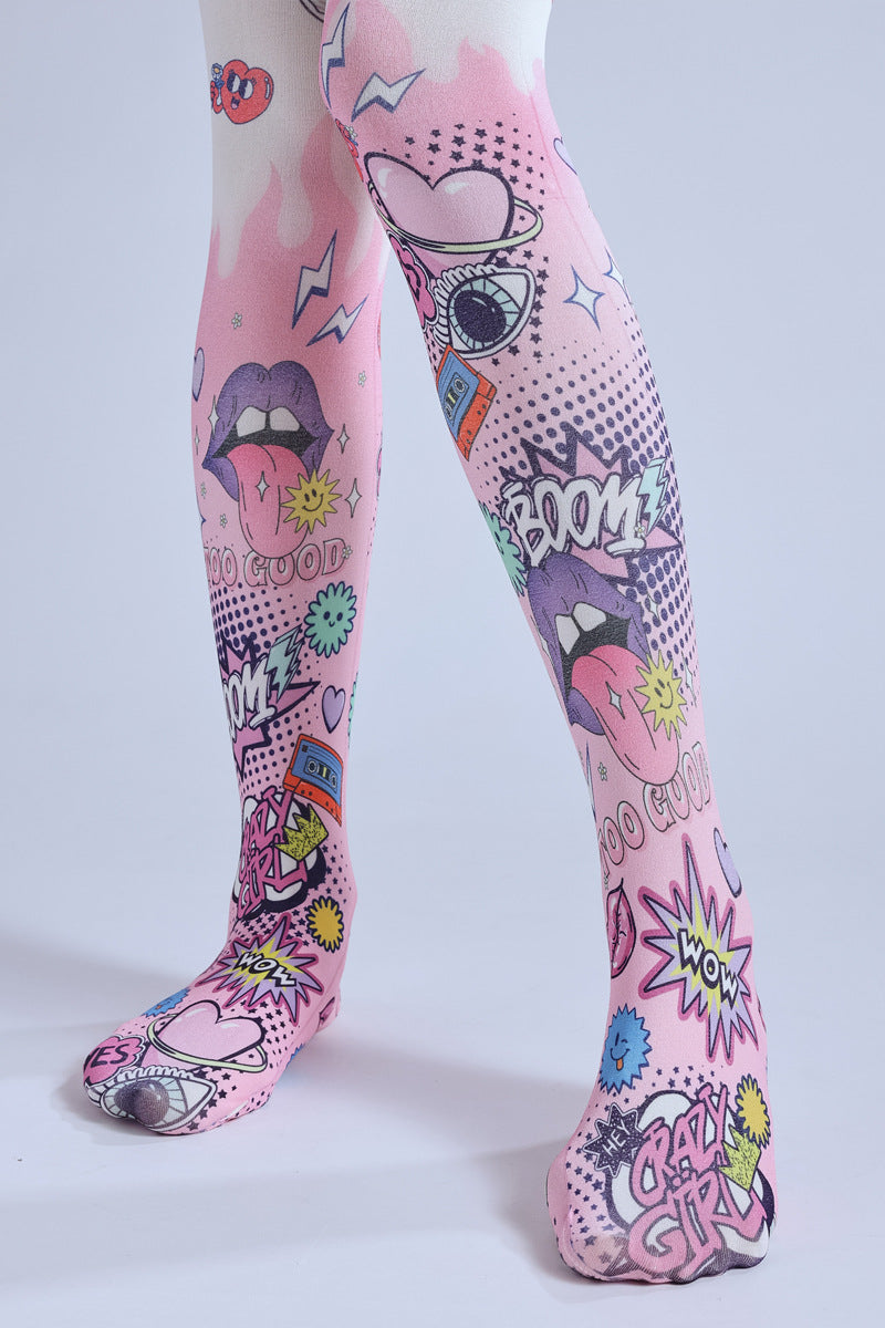 AUTUMN LOLITA COS LEGGINGS SWEET GIRLIE PANTYHOSE