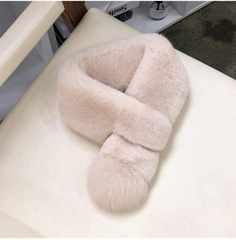 PLUSH VELVET WINTER SCARF - WARM & STYLISH