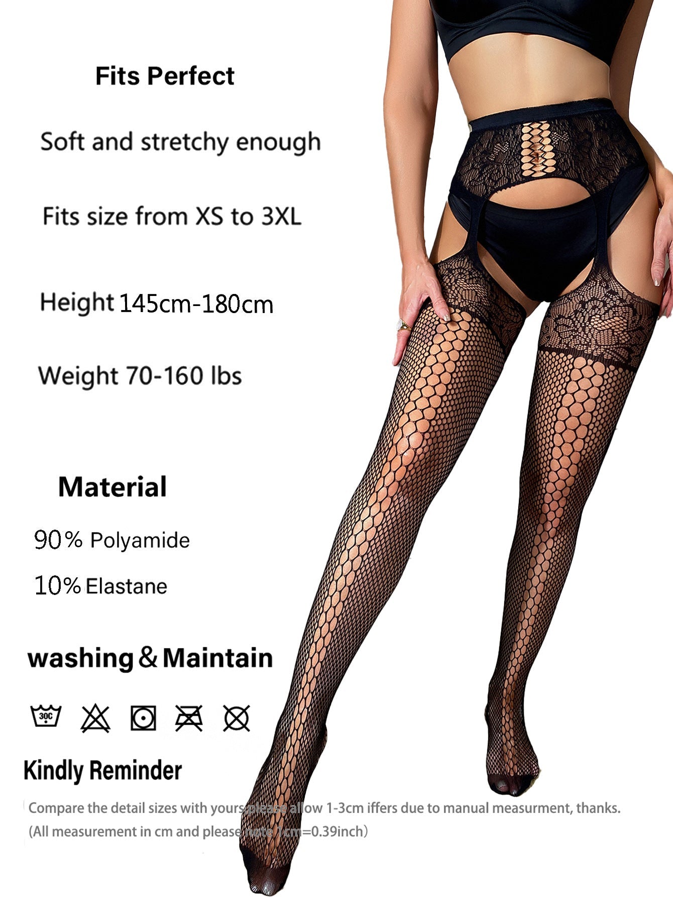 FASHION HOLLOW FISHING NET LACE STOCKINGS PANTYHOSE