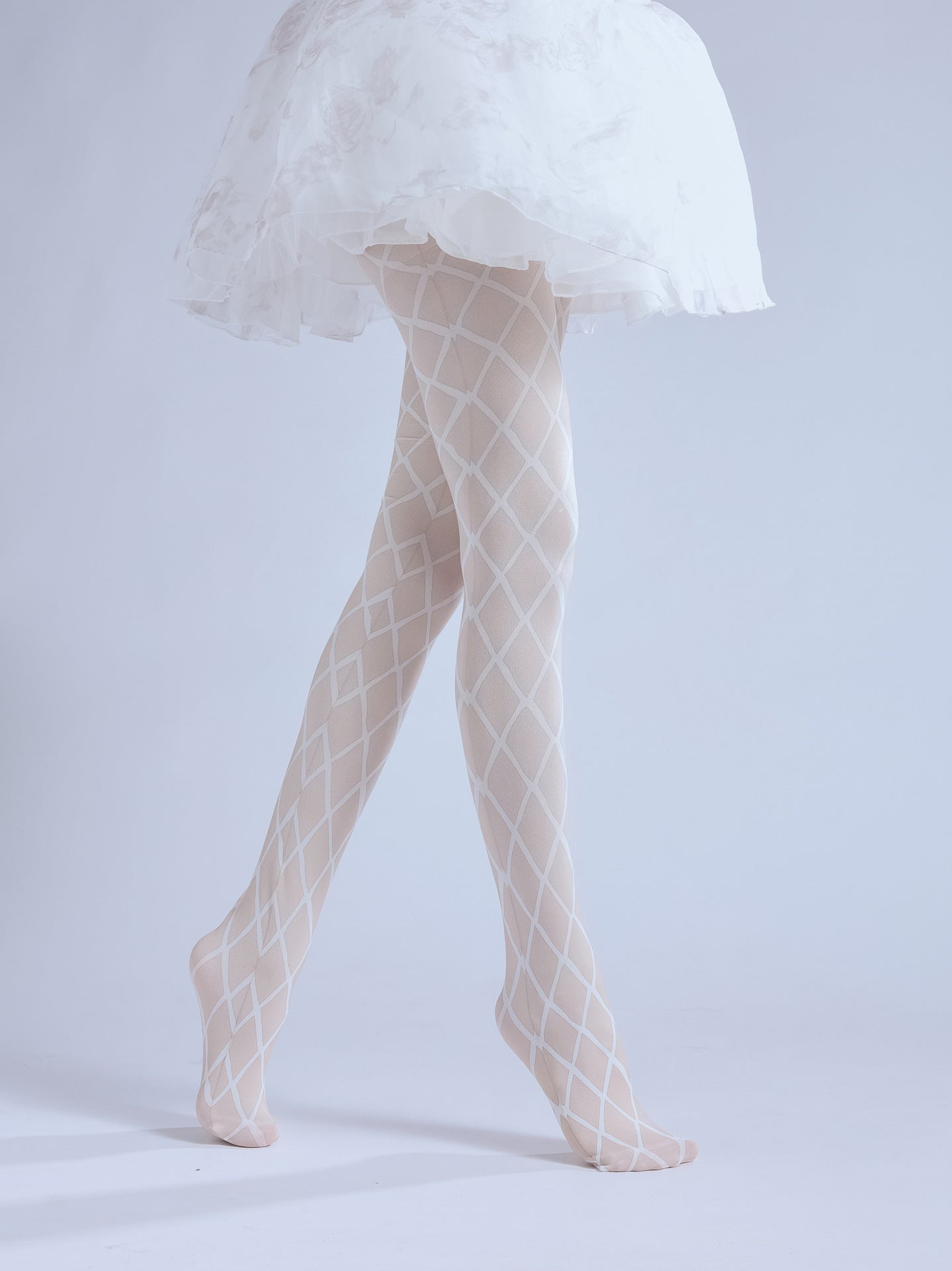 FASHION AUTUMN RETRO LOLI COS LEGGINGS MESH PRINT PANTYHOSE