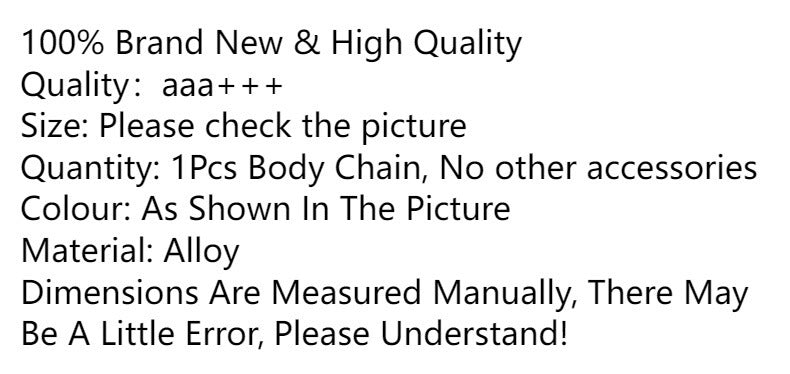WAIST CHAIN RHINESTONE SINGLE ROW DIAMOND CHAIN WAIST CHAIN THONG CHAIN