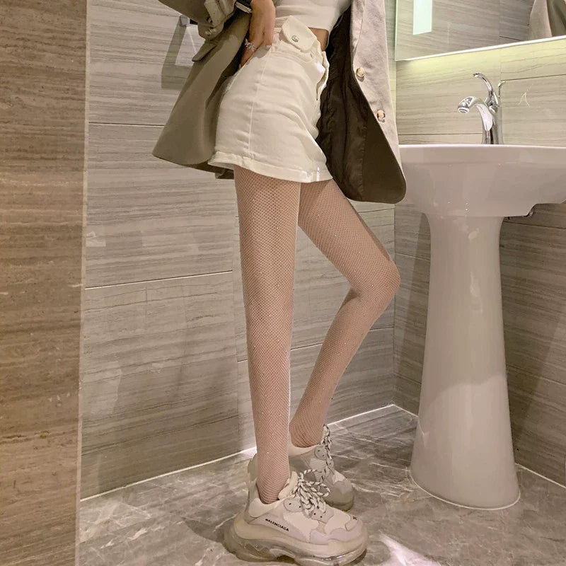 FASHIONBRIGHT DIAMOND MESH FISHNET LEGGINGS PANTYHOSE