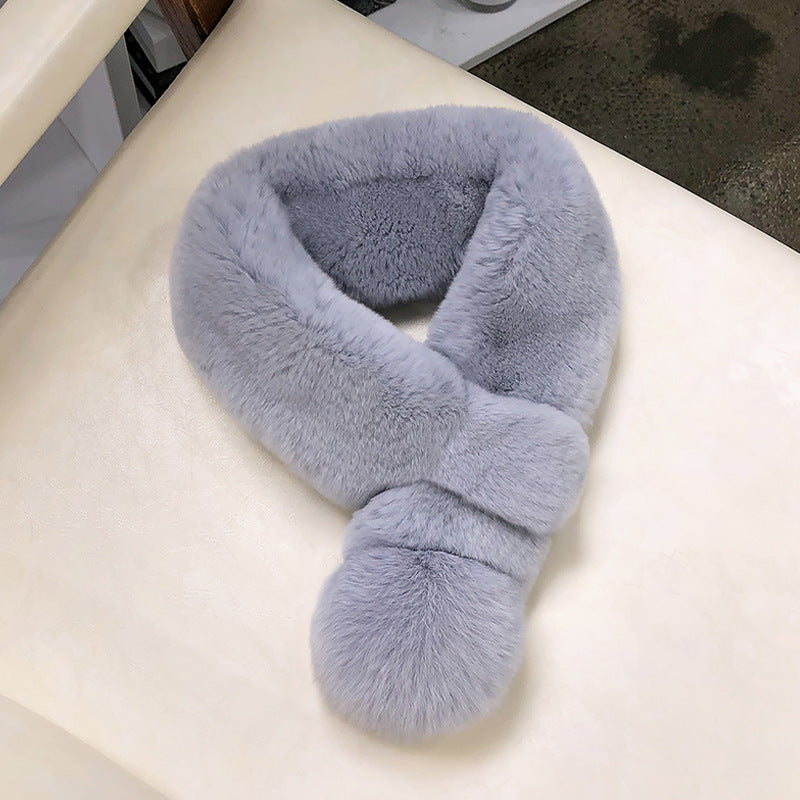 PLUSH VELVET WINTER SCARF - WARM & STYLISH