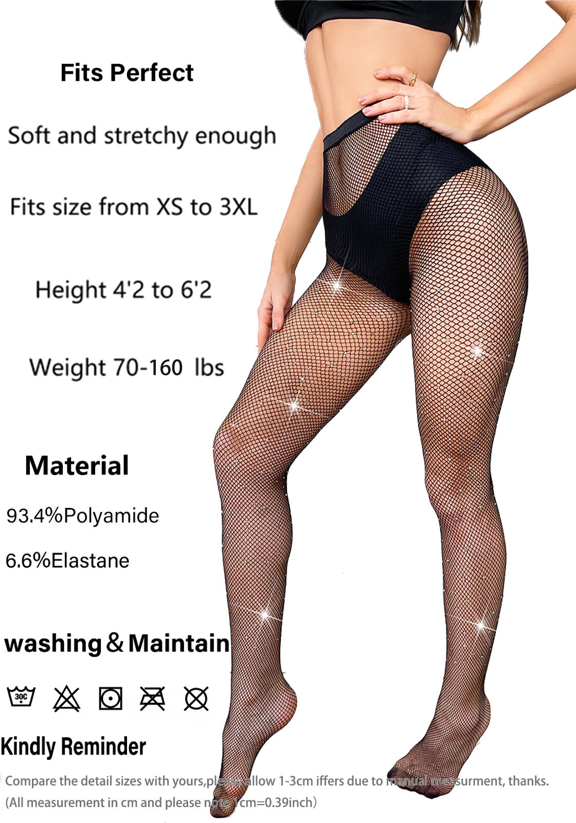 FASHION TIGHT-FITTING HOLLOW JUMPSUIT HOT DIAMOND SOCKS UNOPENED CROTCH PANTYHOSE
