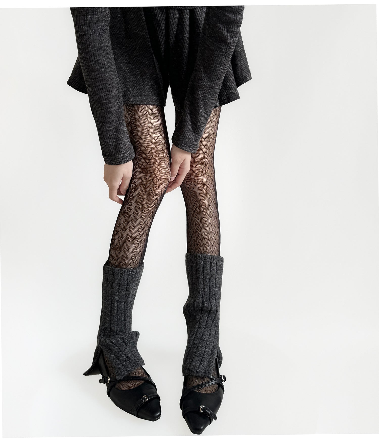 FASHION TWILL WAVY HIGH ELASTIC AND THIN ANTI-STRIPPING LEGGINGS PANTYHOSE