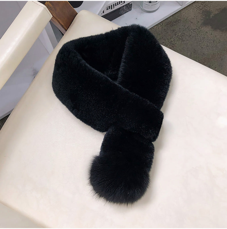 PLUSH VELVET WINTER SCARF - WARM & STYLISH