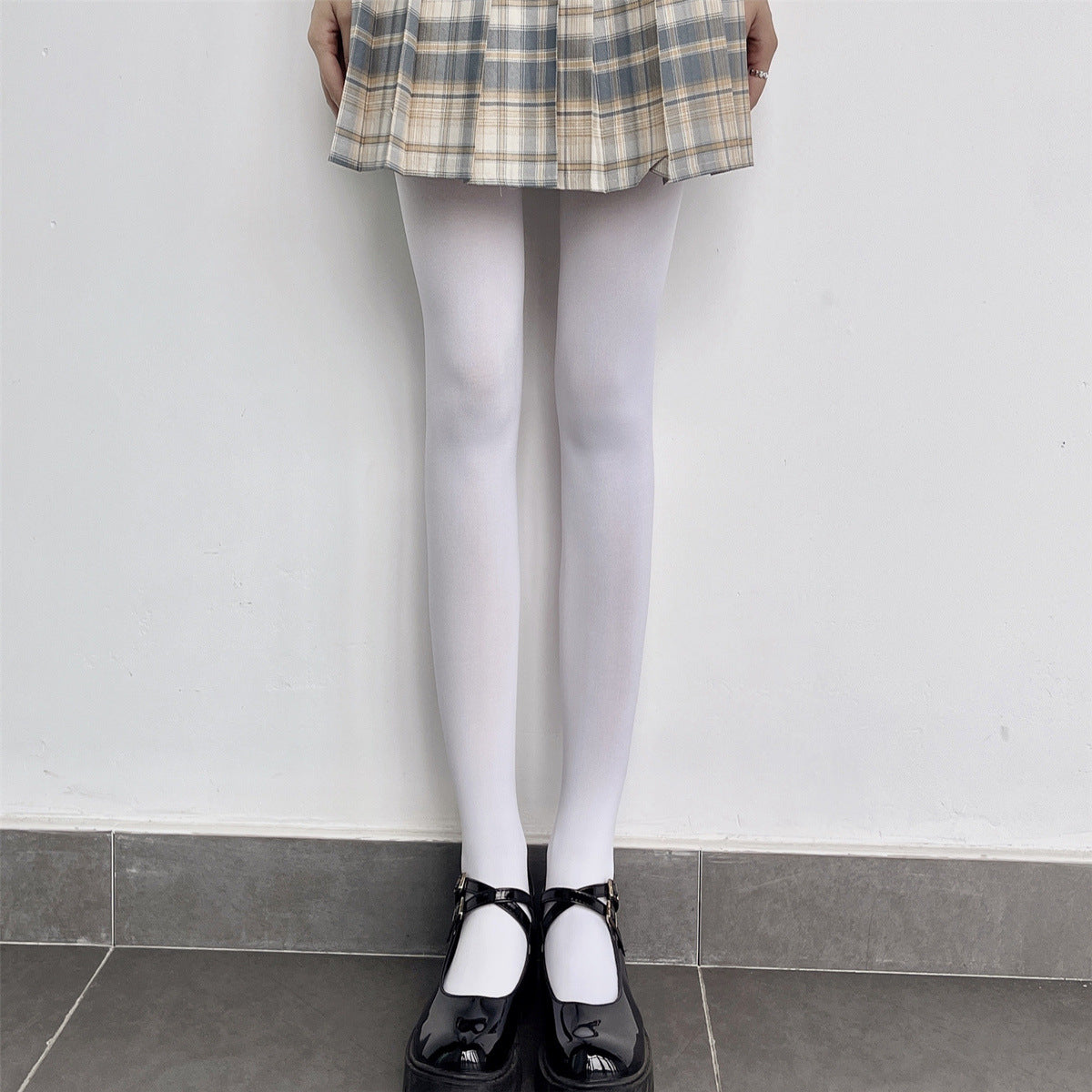 JAPANESE RETRO 120D VELVET HIGH ELASTICITY IMPERVIOUS AND THIN PANTYHOSE