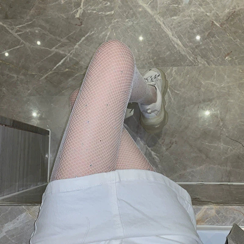 FASHIONBRIGHT DIAMOND MESH FISHNET LEGGINGS PANTYHOSE