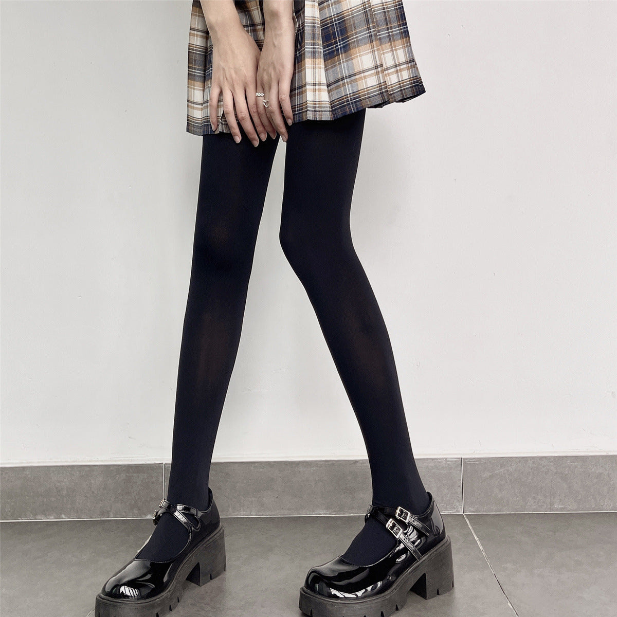 JAPANESE RETRO 120D VELVET HIGH ELASTICITY IMPERVIOUS AND THIN PANTYHOSE