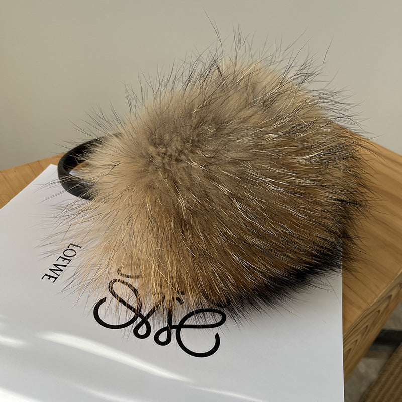 LUXURY REAL FOX FUR EAR MUFFS - WINTER WARMTH