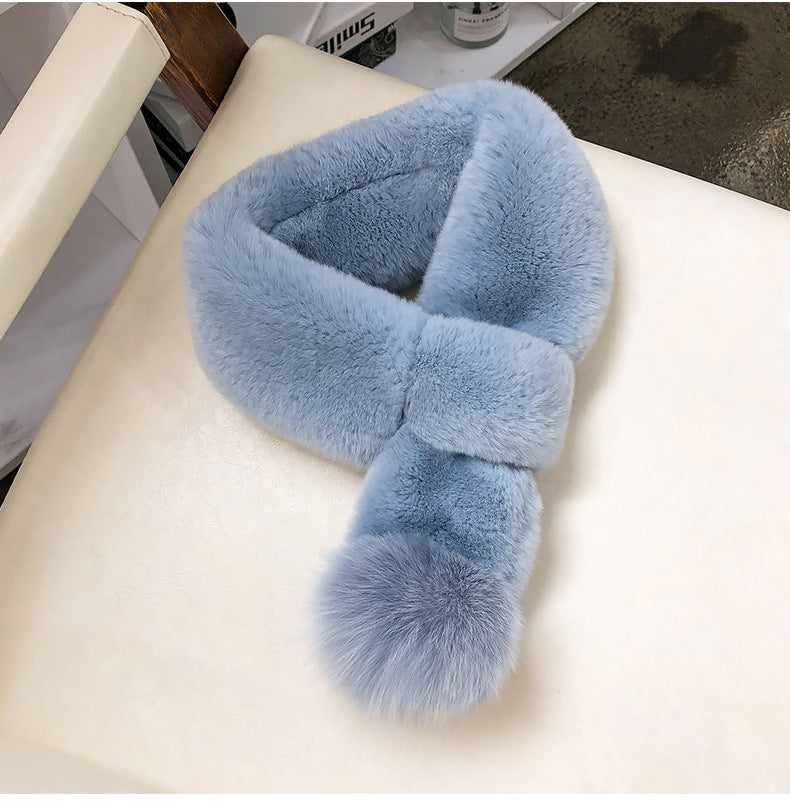 PLUSH VELVET WINTER SCARF - WARM & STYLISH