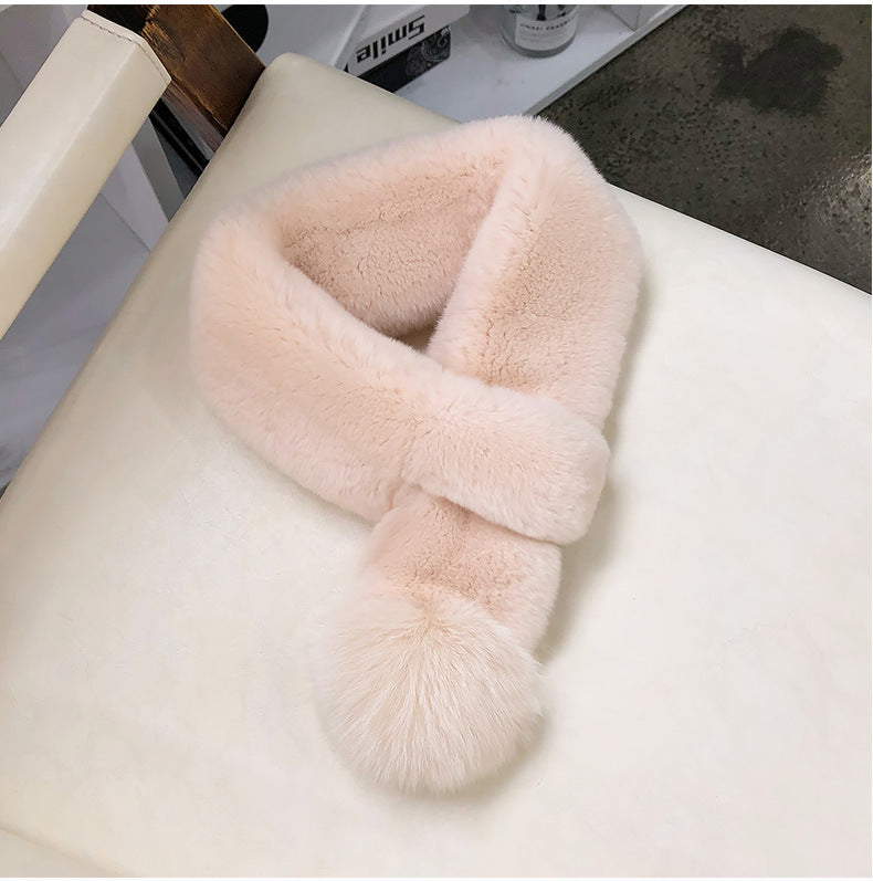 PLUSH VELVET WINTER SCARF - WARM & STYLISH