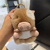 REAL REX RABBIT FUR KEYCHAIN PLUSH TOY BAG ACCESSORY
