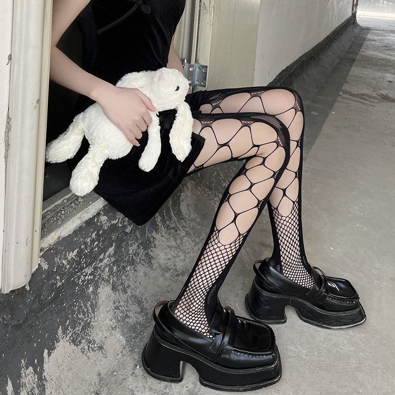SUMMER UNHOOKED SINGLE-LEGGED BUTTERFLY NET SOCKS FISHING NET PANTYHOSE
