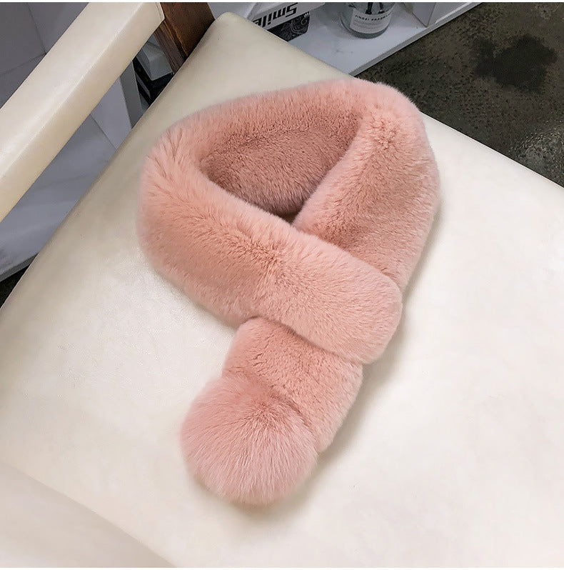 PLUSH VELVET WINTER SCARF - WARM & STYLISH