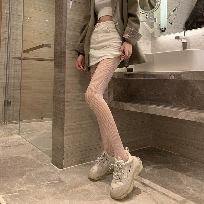 FASHIONBRIGHT DIAMOND MESH FISHNET LEGGINGS PANTYHOSE