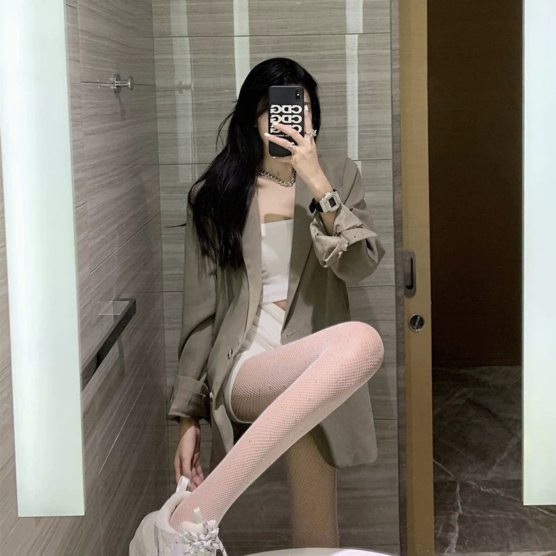 FASHIONBRIGHT DIAMOND MESH FISHNET LEGGINGS PANTYHOSE