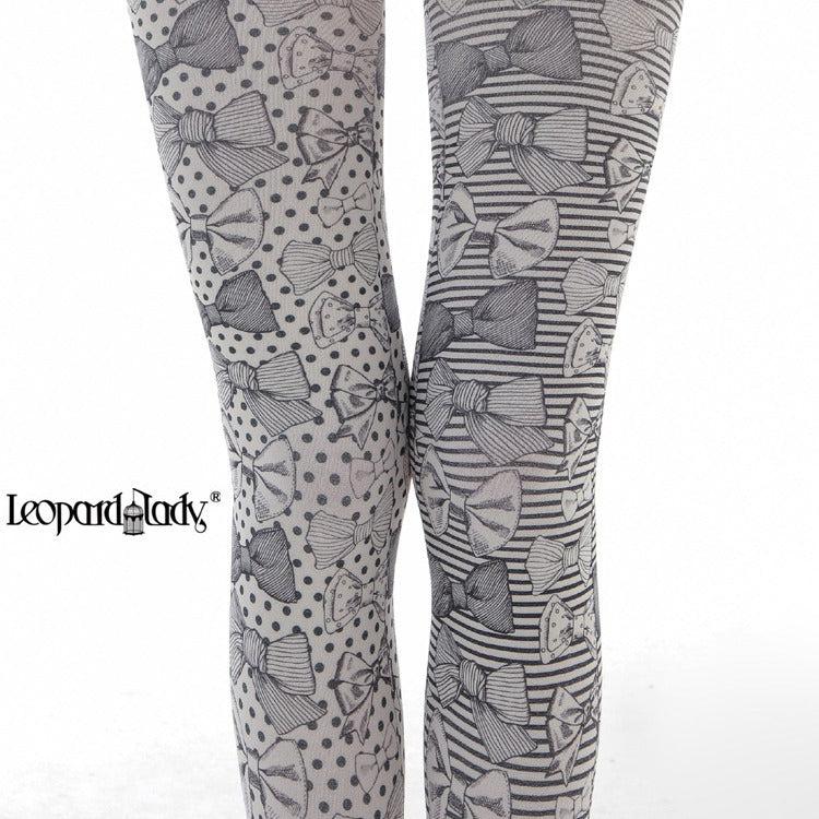 MANDARIN DUCK PRINT BOW POLKA DOT COSPLAY PANTYHOSE