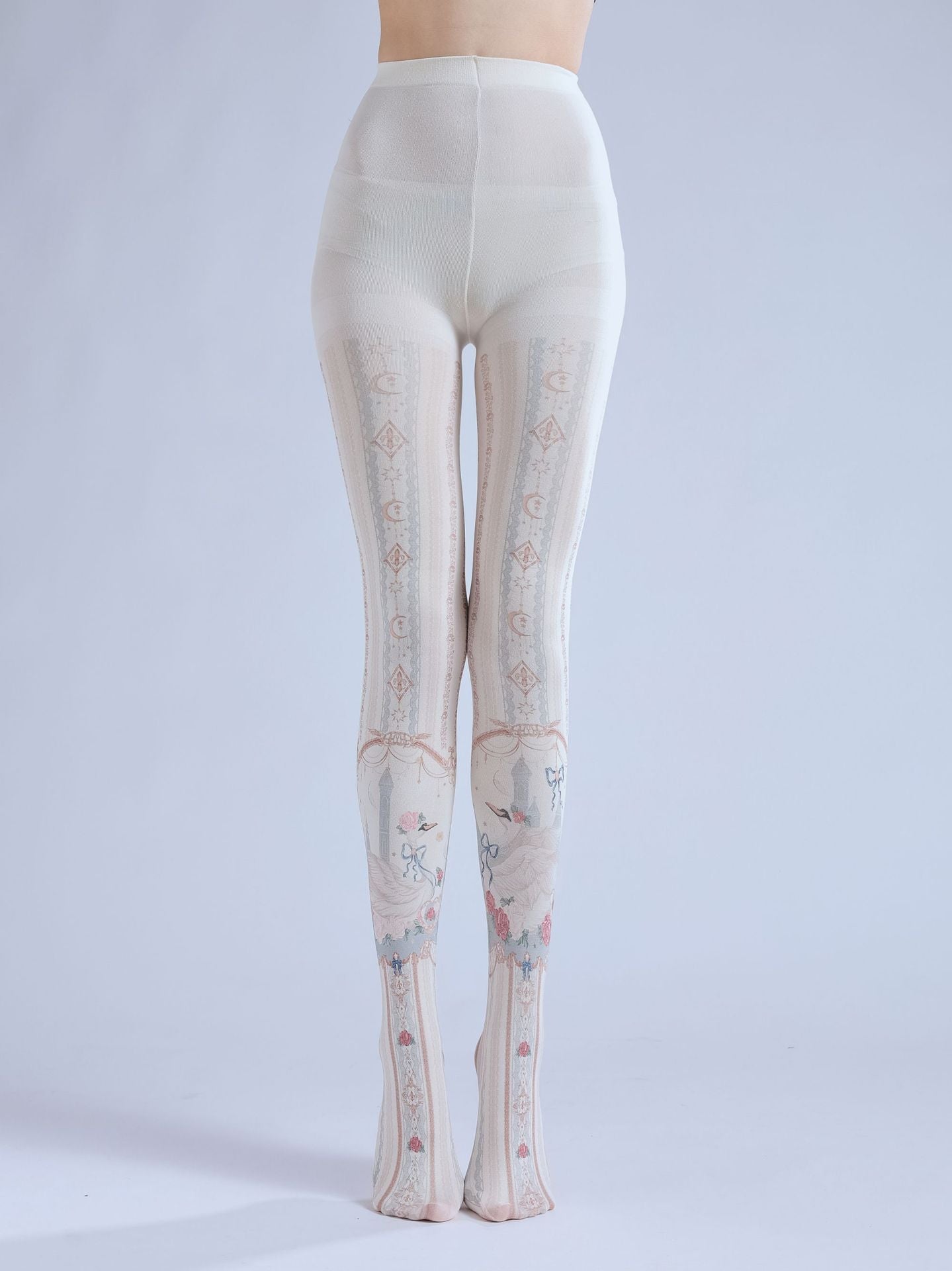 GIRLS COS SCHOOL SOCKS LOLITA PRINT PANTYHOSE