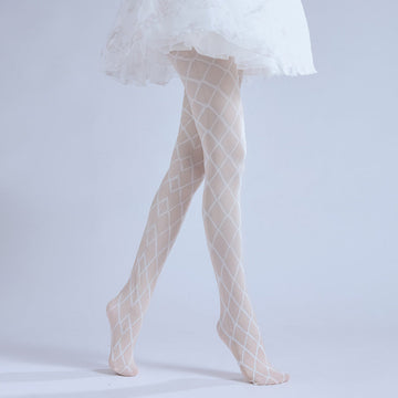 FASHION AUTUMN RETRO LOLI COS LEGGINGS MESH PRINT PANTYHOSE