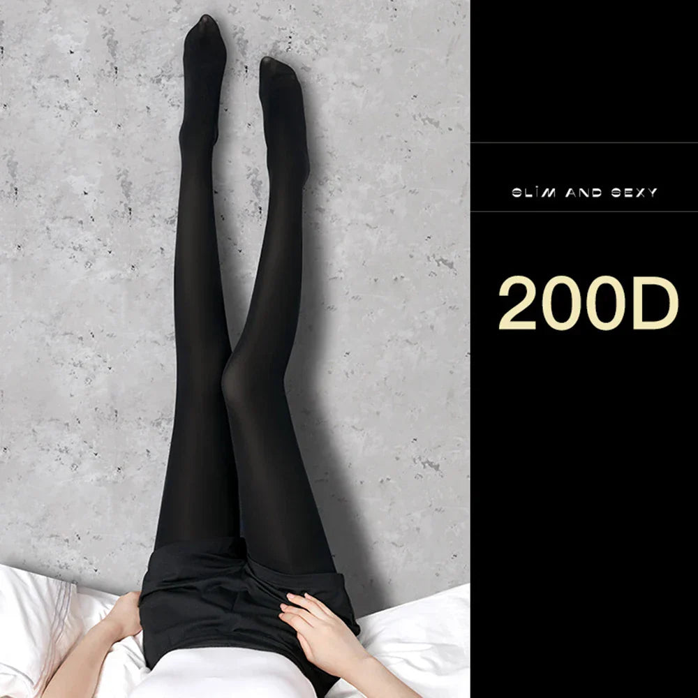 SLEEK SILK PANTYHOSE - SHEER ELEGANCE AND COMFORT