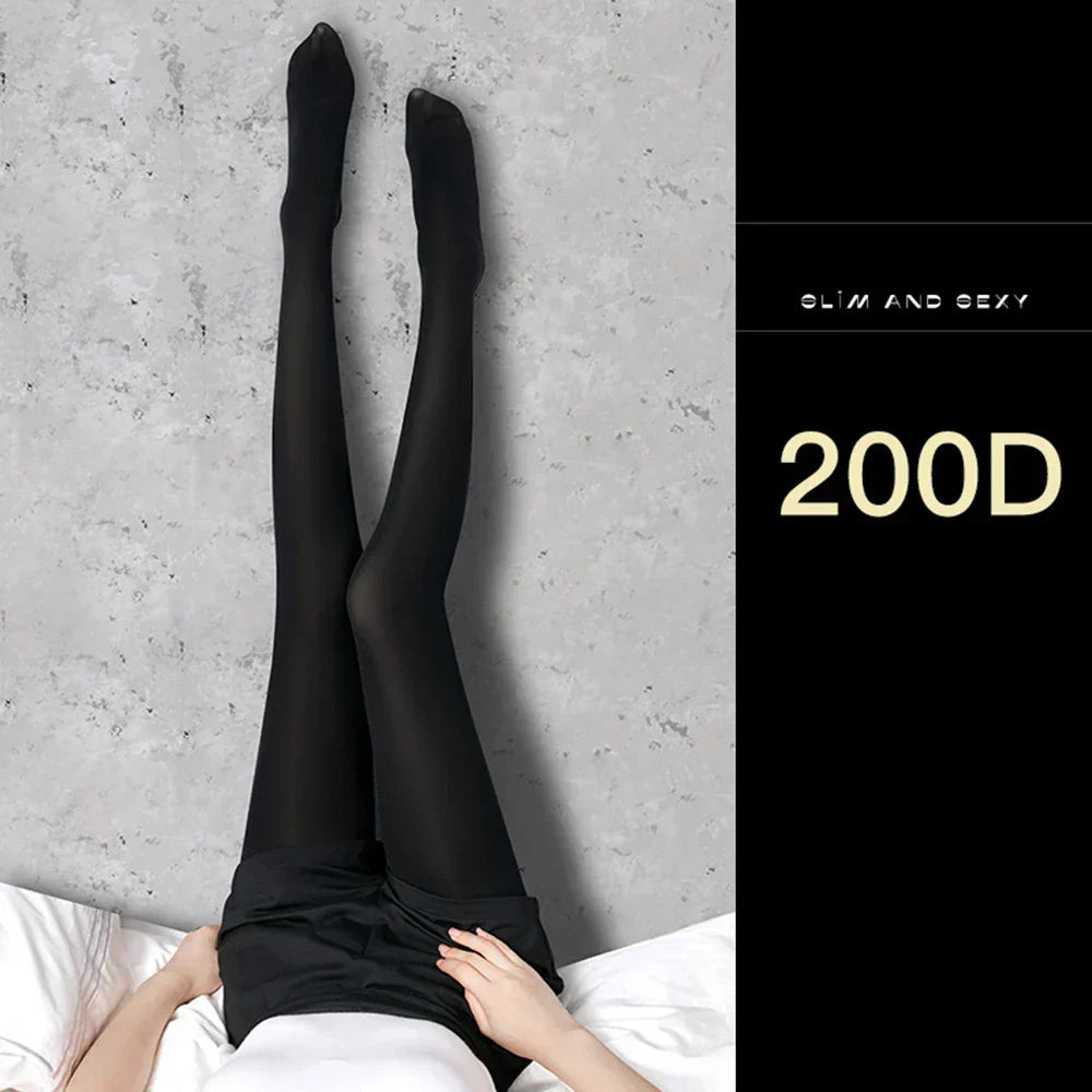 SLEEK SILK PANTYHOSE - SHEER ELEGANCE AND COMFORT
