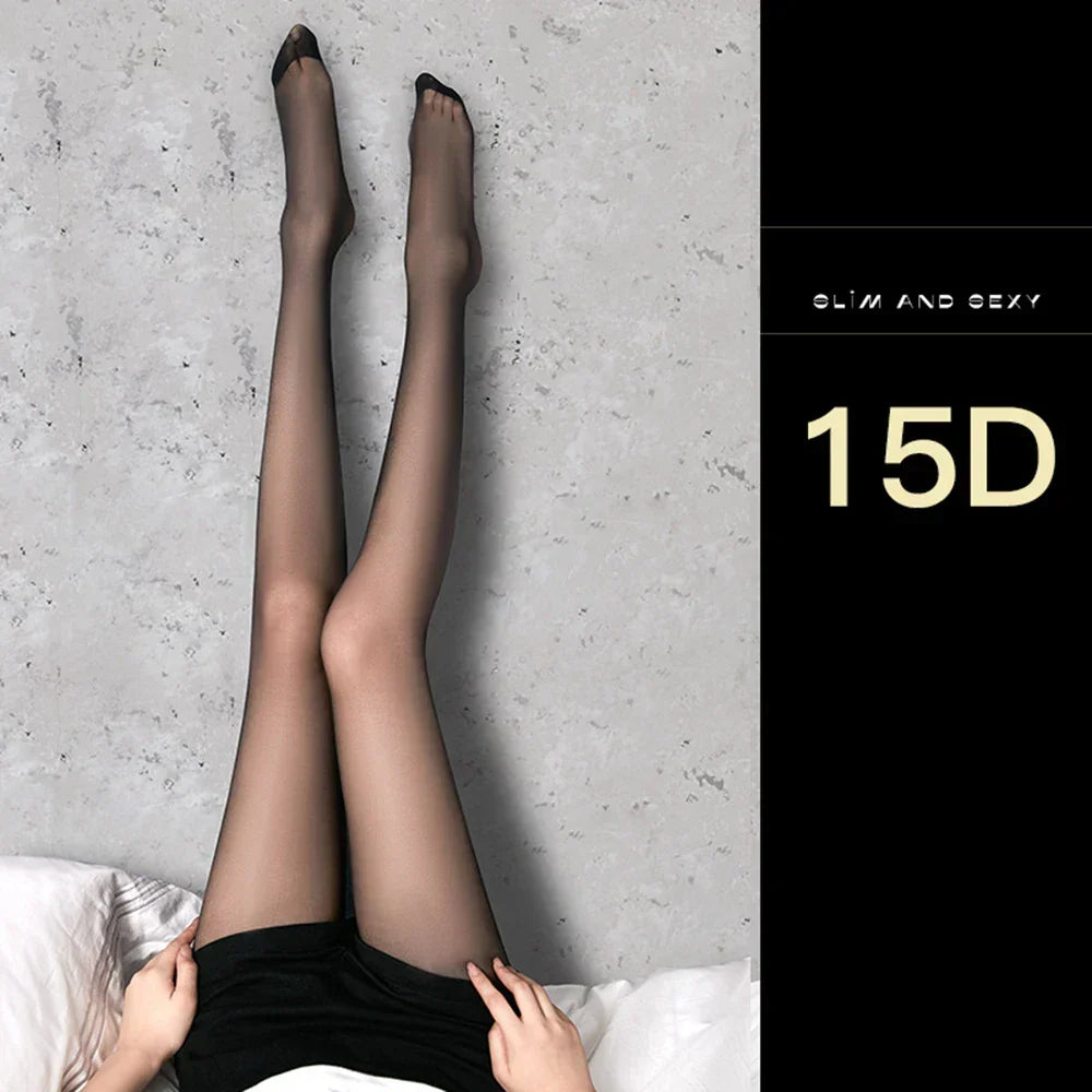 SLEEK SILK PANTYHOSE - SHEER ELEGANCE AND COMFORT